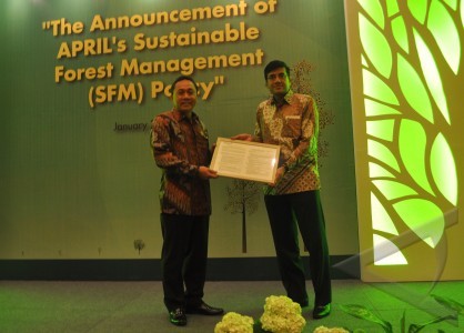 Announcement of APRIL’s Sustainable Forest Management Policy Event 