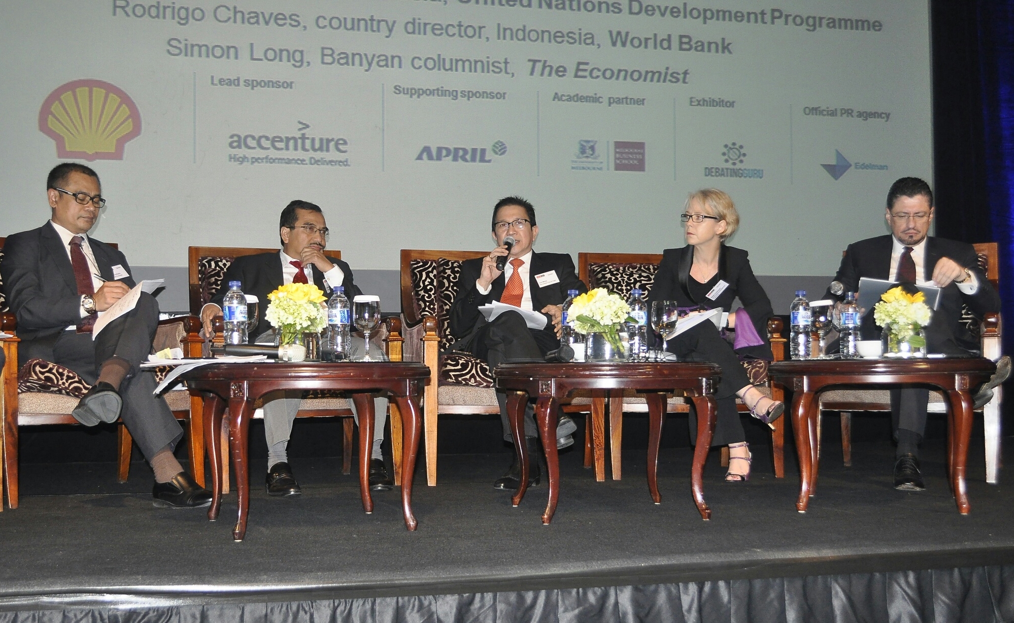 Tony Wenas at The Economist Indonesia Summit panel discussion